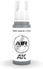 AK 3rd Gen Acrylics - Medium Grey FS 36270 - AIR