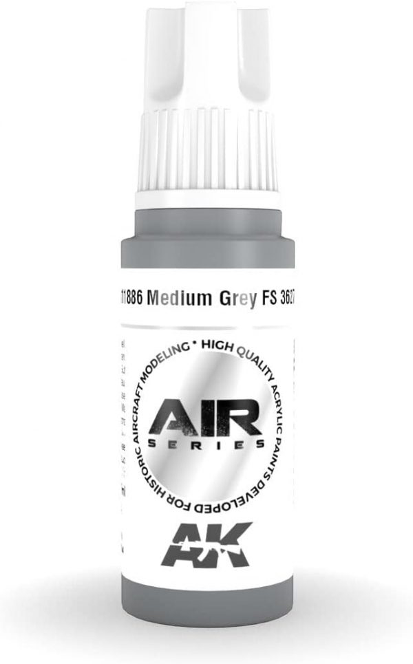 AK 3rd Gen Acrylics - Medium Grey FS 36270 - AIR