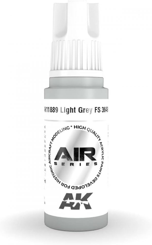 AK 3rd Gen Acrylics - Light Grey FS 36495 - AIR