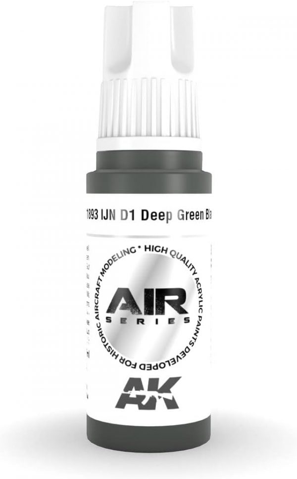 AK 3rd Gen Acrylics - IJN D1 Deep Green Black - AIR