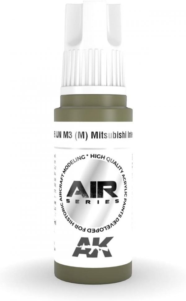 AK 3rd Gen Acrylics - IJN M3 (M) Mitsubishi Interior Green - AIR