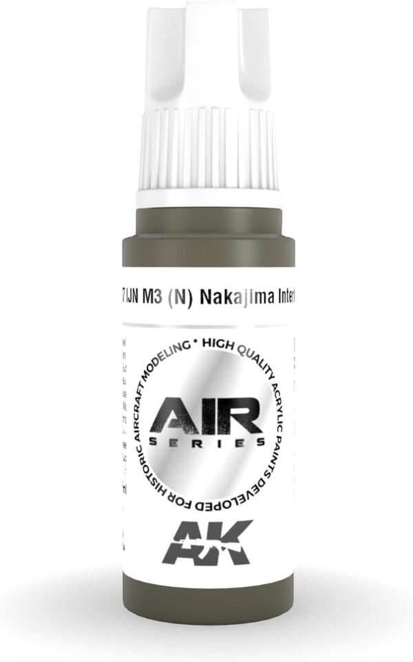 AK 3rd Gen Acrylics - IJN M3 (N) Nakajima Interior Green - AIR