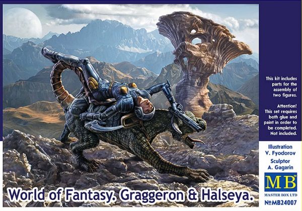 MASTER BOX 1/24  World of Fantasy. Graggeron & Halseya