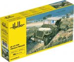 HELLER 1/72 Willys MB Jeep & Trailer