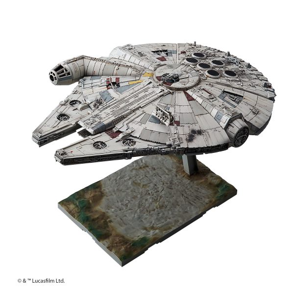 BANDAI 1/144 Millennium Falcon Easy-Click - Detailed model kit - Slika 2