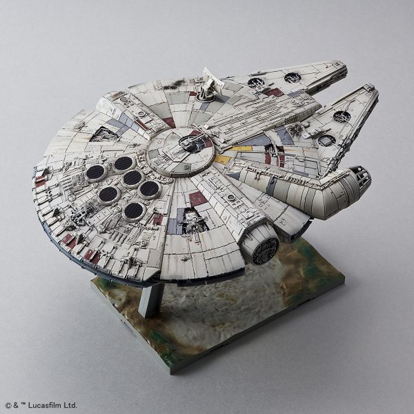BANDAI 1/144 Millennium Falcon Easy-Click - Detailed model kit - Slika 4