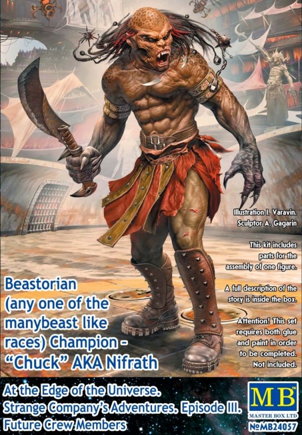 MASTER BOX 1/24 Beastorian Champion – "Chuck" AKA Nifrath At the Edge of the Universe, Episode III