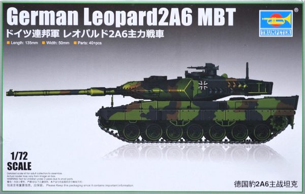 TRUMPETER 1/72 German Leopard 2A6 main battle tank