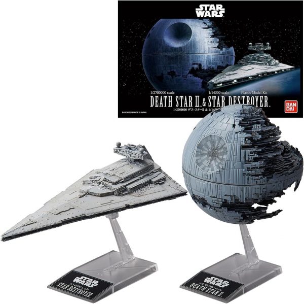 BANDAI Star Wars Death Star II (1/2700000) / Star Destroyer (1/14500) - Slika 3