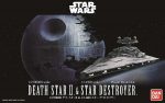 BANDAI Star Wars Death Star II (1/2700000) / Star Destroyer (1/14500)