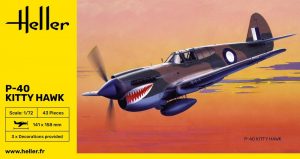HELLER 1/72 P-40 Kitty Hawk