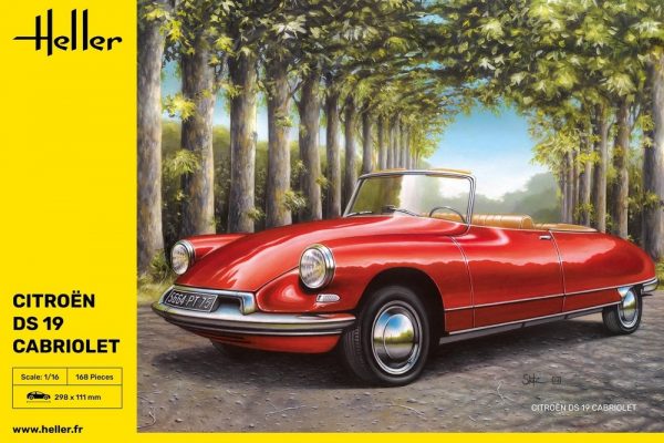 HELLER 1/16 Citroën DS 19 Cabriolet