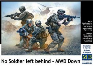 MASTER BOX 1/35 No Soldier left behind - MWD Down