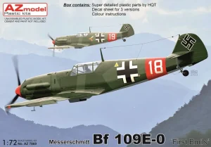 AZ MODEL 1/72 Messerschmitt Bf 109E-0 "First Emils"
