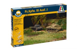 ITALERI 1/72 Pz.Kpfw. III Ausf. J (2 fast assembly kits per box)