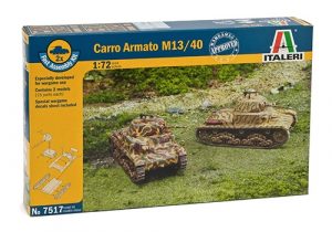 ITALERI 1/72 Carro Armato M13/40 (2 fast assembly kits per box)