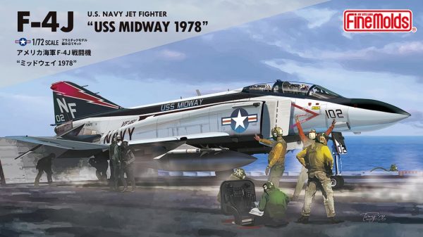 FINE MOLDS 1/72 U.S. Navy Jet Fighter F-4J "USS Midway 1978"