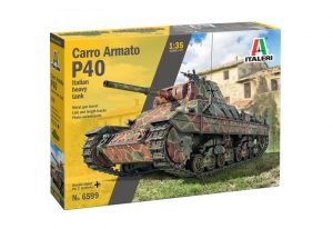 ITALERI 1/35 Carro Armato P40 Italian Heavy Tank