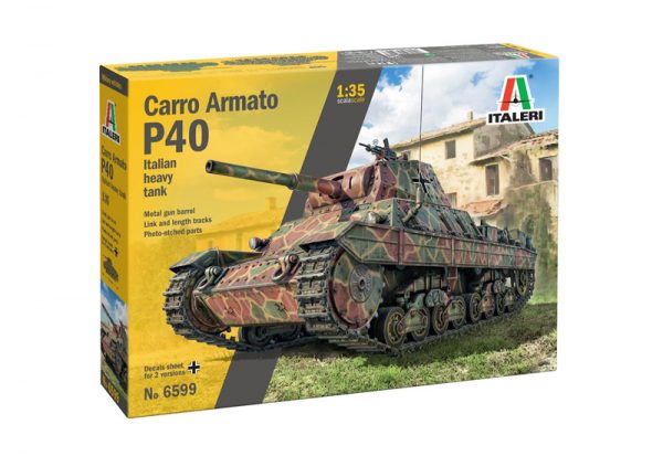 ITALERI 1/35 Carro Armato P40 Italian Heavy Tank