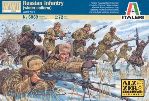 ITALERI 1/72 Russian Infantry (winter uniform) WWII