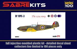 SABRE KITS 1/72 Messerschmitt Bf 109E-3 The 1304 Story