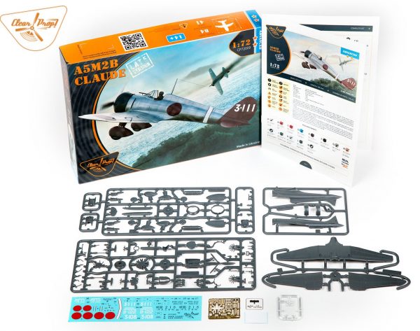 CLEAR PROP! 1/72 Mitsubishi Type 96 A5M2b Claude (late version) (Advanced kit) - Slika 2