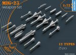 CLEAR PROP! 1/72 MiG-23 Weapon Set (Advanced kit)