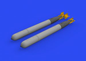 EDUARD BRASSIN Italian WWII Torpedo A.130 - air launched torpedo - SM.79 1/48