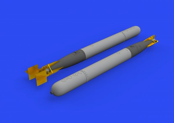 EDUARD BRASSIN Italian WWII Torpedo A.130 - air launched torpedo - SM.79 1/48 - Slika 2
