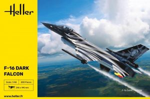 HELLER 1/48 F-16 Dark Falcon