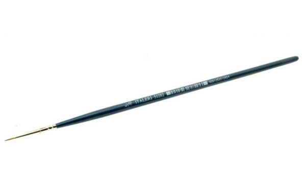 ITALERI Četkica okrugla 0/5 Synthetic round brush with brown tip