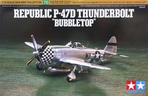 TAMIYA 1/72 Republic P-47D Thunderbolt "Bubbletop"