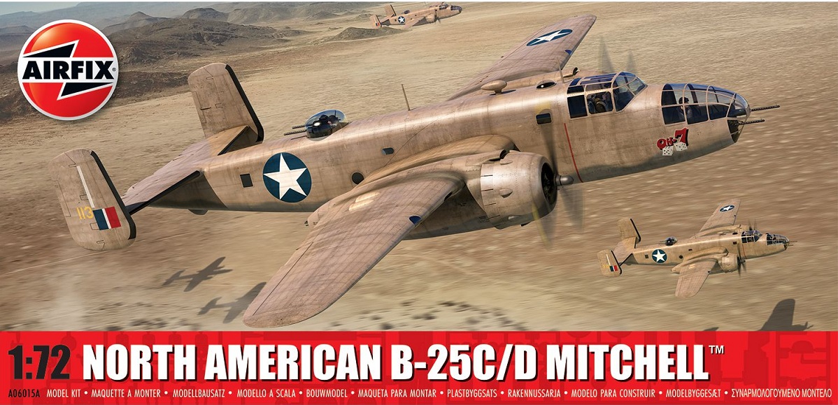 AIRFIX 1/72 North American B-25C/D Mitchell