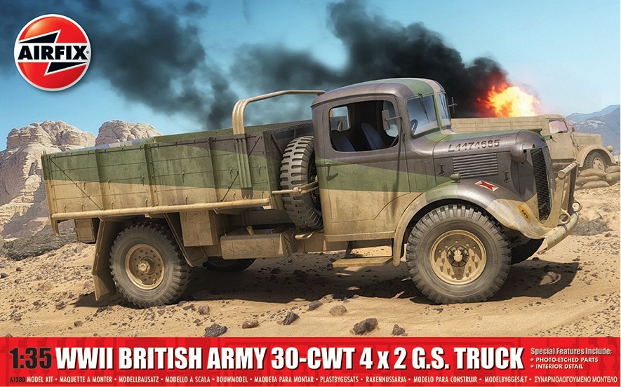 AIRFIX 1/35 WWII British Army 30-CWT 4 x 2 GS Truck