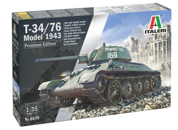 ITALERI 1/35 T-34/76 mod. 1943 Early Version (Premium Edition) - Slika 2