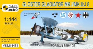 MARK I 1/144 Gloster Gladiator Mk.I/Mk.II/J 8 Foreign Service