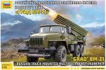 ZVEZDA 1/72 Multiple Rocket Launch System BM-21 "Grad"