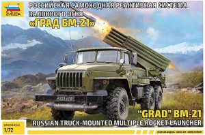 ZVEZDA 1/72 Multiple Rocket Launch System BM-21 "Grad"