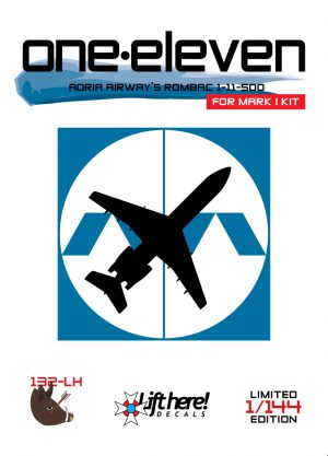 LIFT HERE! One-Eleven, Adria Airways' Rombac 1-11-500 in 1/144