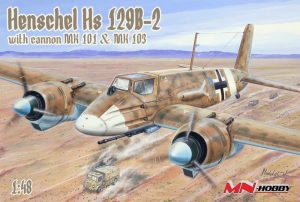 MN HOBBY 1/48 Henschel Hs 129B-2 with Cannon MK 101 & MK 103