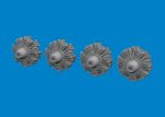 EDUARD BRASSIN 1/48 B-24J Engines 3D PRINT (HOBBY BOSS)
