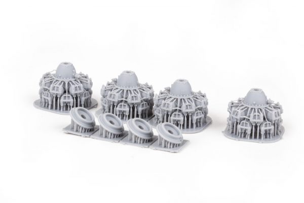 EDUARD BRASSIN 1/48 B-24J Engines 3D PRINT (HOBBY BOSS) - Slika 4