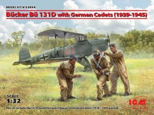 ICM 1/32 Bücker Bü 131D w/German Cadets (1939-1945)