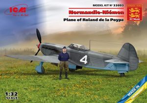 ICM 1/32 Yak-9T Plane of Roland de la Poype