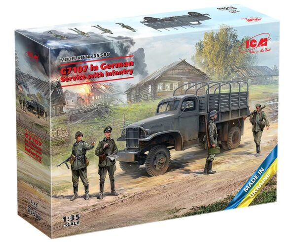 ICM 1/35 G7107 in German Service with infantry - Slika 2