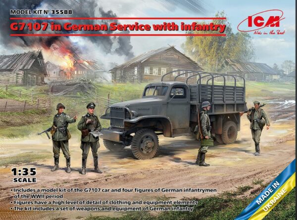 ICM 1/35 G7107 in German Service with infantry - Slika 3