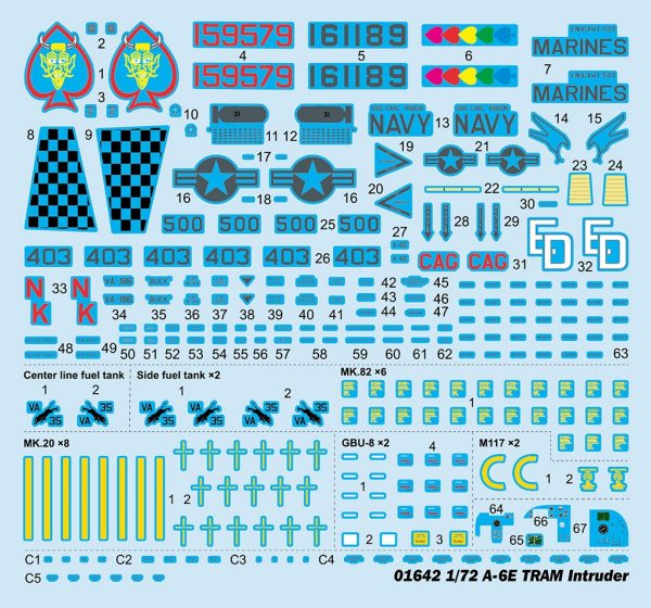 TRUMPETER 1/72 A-6E TRAM Intruder - Slika 4