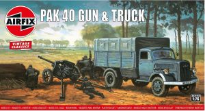 AIRFIX 1/76 Pak 40 Gun & Track (Vintage Classics)