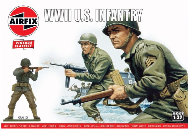 AIRFIX 1/32 WWII U.S. Infantry (Vintage Classics)