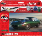 AIRFIX 1/43 Jaguar E-Type (Starter set)